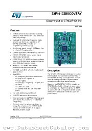 STM32F401C-DISCO datasheet pdf ST Microelectronics