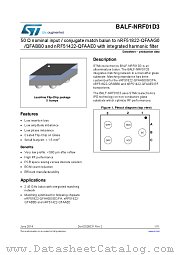 BALF-NRF01D3 datasheet pdf ST Microelectronics