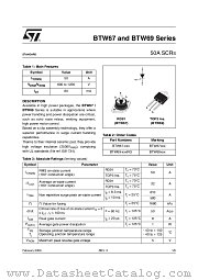 BTW67-1000 datasheet pdf ST Microelectronics