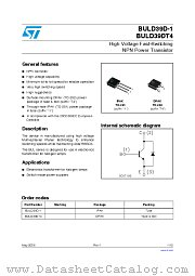 BULD39D-1 datasheet pdf ST Microelectronics
