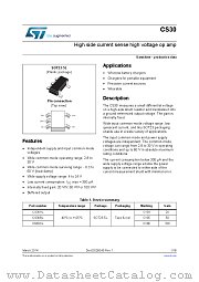 CS30AL datasheet pdf ST Microelectronics