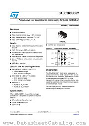 DALC208SC6Y datasheet pdf ST Microelectronics