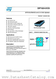DIP1524-01D3 datasheet pdf ST Microelectronics