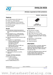 DVIULC6-4SC6 datasheet pdf ST Microelectronics
