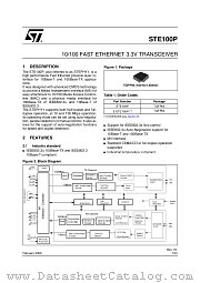 E-STE100P datasheet pdf ST Microelectronics