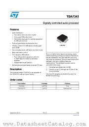 E-TDA7342N datasheet pdf ST Microelectronics
