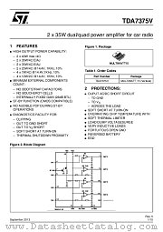 E-TDA7375V datasheet pdf ST Microelectronics