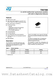 E-TDA7566 datasheet pdf ST Microelectronics
