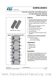 ECMF06-6HSM16 datasheet pdf ST Microelectronics