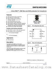 EMIF02-MIC03M6 datasheet pdf ST Microelectronics