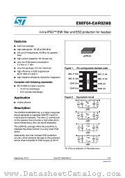 EMIF04-EAR02M8 datasheet pdf ST Microelectronics