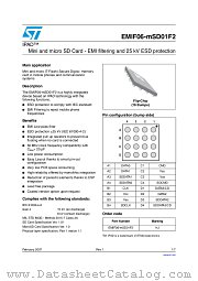 EMIF06-MSD01F2 datasheet pdf ST Microelectronics