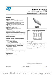 EMIF06-mSD02C3 datasheet pdf ST Microelectronics