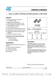 EMIF08-LCD04M16 datasheet pdf ST Microelectronics
