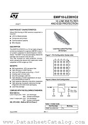 EMIF10-LCD01C2 datasheet pdf ST Microelectronics