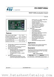 EV-VND7140AJ datasheet pdf ST Microelectronics