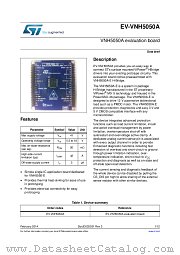 EV-VNH5050A datasheet pdf ST Microelectronics