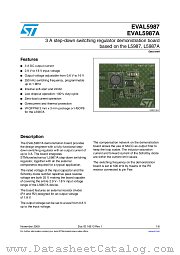 EVAL5987A datasheet pdf ST Microelectronics