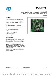 EVAL6230QR datasheet pdf ST Microelectronics
