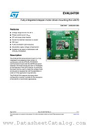 EVAL6470H datasheet pdf ST Microelectronics