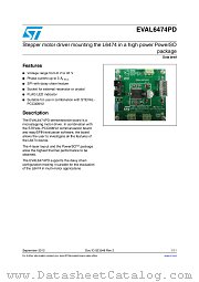 EVAL6474PD datasheet pdf ST Microelectronics