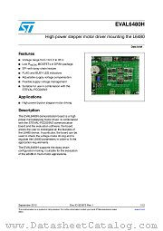 EVAL6480H datasheet pdf ST Microelectronics