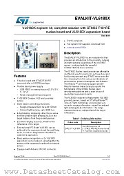 EVALKIT-VL6180X datasheet pdf ST Microelectronics