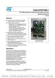 EVALKITST7580-1 datasheet pdf ST Microelectronics