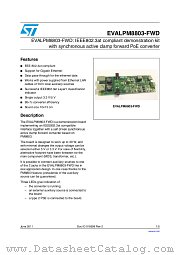 EVALPM8803-FWD datasheet pdf ST Microelectronics