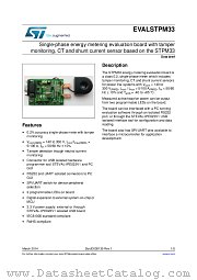 EVALSTPM33 datasheet pdf ST Microelectronics