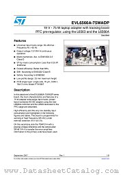 EVL6566A-75WADP datasheet pdf ST Microelectronics