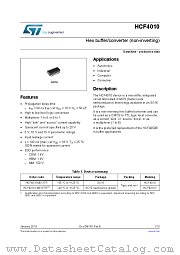 HCF4010YM013TR datasheet pdf ST Microelectronics