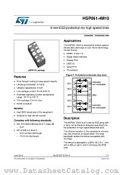 HSP061-4M10 datasheet pdf ST Microelectronics