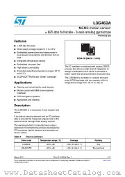 L3G462A datasheet pdf ST Microelectronics