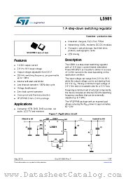 L5981 datasheet pdf ST Microelectronics