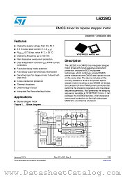 L6228QTR datasheet pdf ST Microelectronics