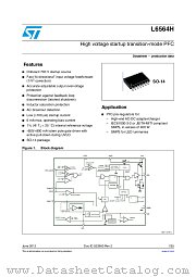 L6564H datasheet pdf ST Microelectronics