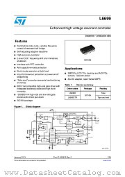 L6699 datasheet pdf ST Microelectronics