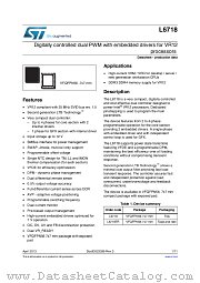 L6718 datasheet pdf ST Microelectronics