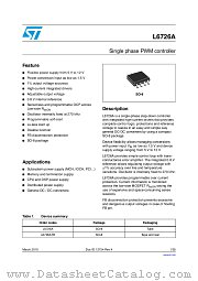 L6726A datasheet pdf ST Microelectronics
