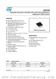 L6731D datasheet pdf ST Microelectronics