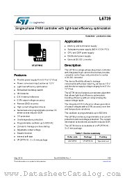 L6739 datasheet pdf ST Microelectronics