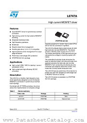 L6747A datasheet pdf ST Microelectronics