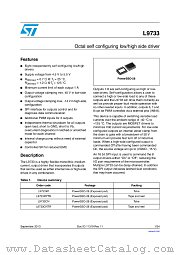 L9733 datasheet pdf ST Microelectronics