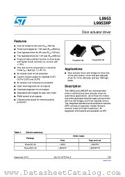 L9953XP datasheet pdf ST Microelectronics