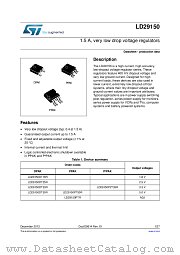 LD29150P2T33R datasheet pdf ST Microelectronics