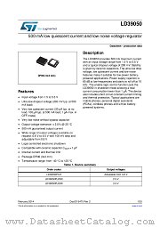 LD39050PU25R datasheet pdf ST Microelectronics