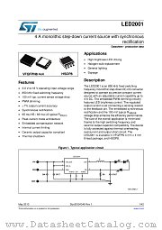 LED2001 datasheet pdf ST Microelectronics