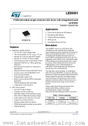 LED6001 datasheet pdf ST Microelectronics