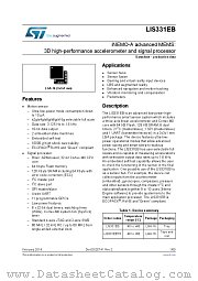 LIS331EB datasheet pdf ST Microelectronics